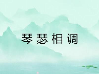 琴瑟相调