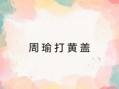 周瑜打黄盖