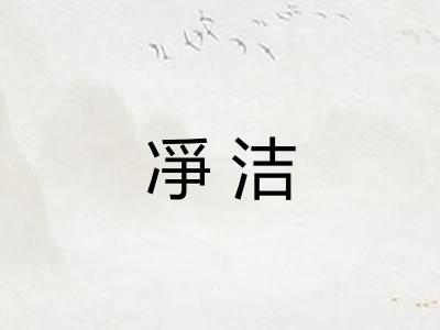 凈洁