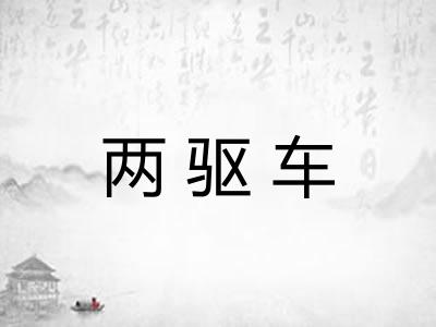 两驱车