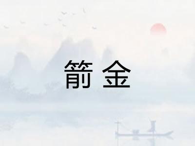 箭金