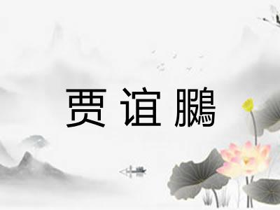 贾谊鵩