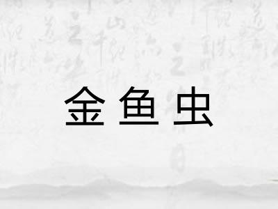 金鱼虫