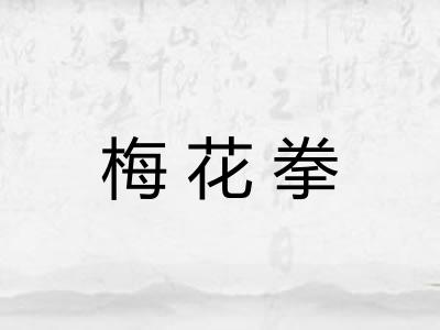 梅花拳