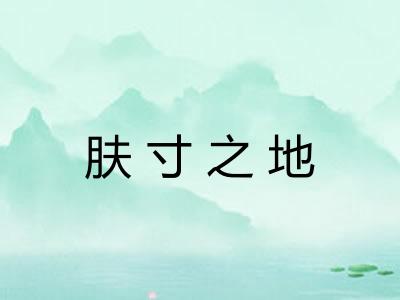 肤寸之地