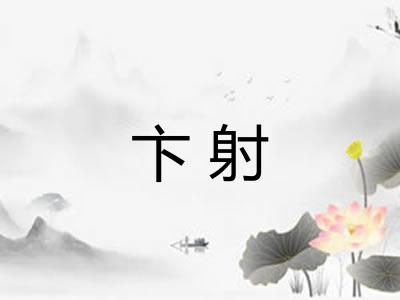 卞射