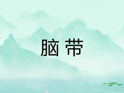 脑带