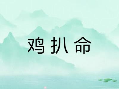 鸡扒命