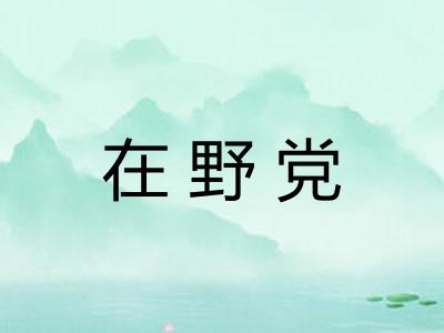 在野党