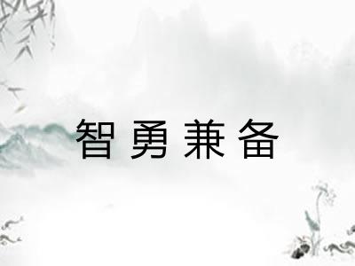 智勇兼备