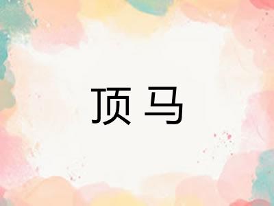 顶马