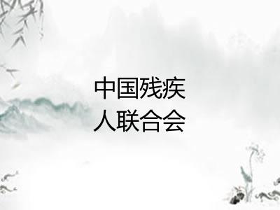中国残疾人联合会
