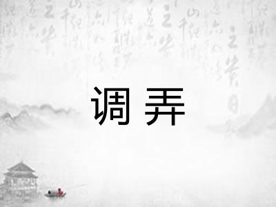 调弄