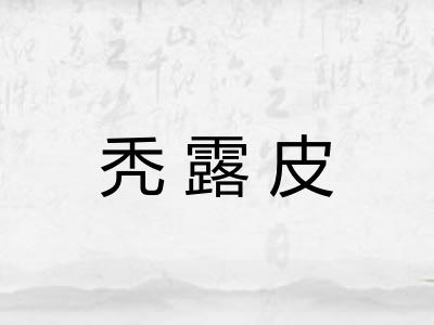 秃露皮
