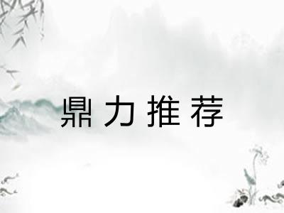鼎力推荐