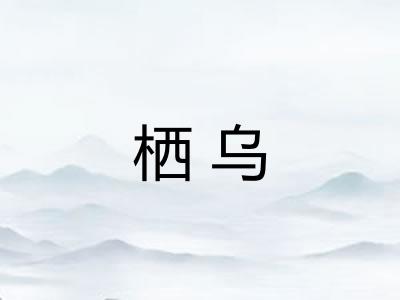 栖乌