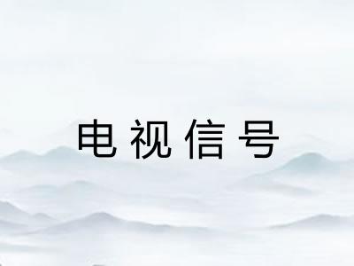 电视信号