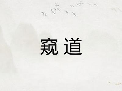 窥道