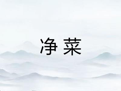 净菜