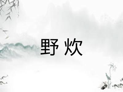 野炊