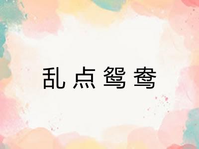 乱点鸳鸯