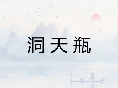 洞天瓶