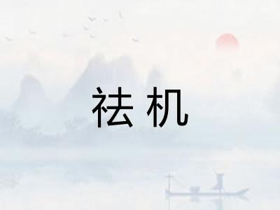 祛机