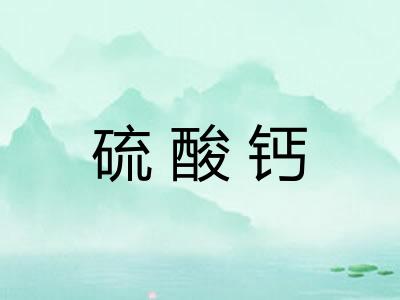 硫酸钙