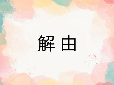 解由