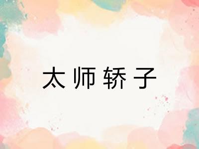 太师轿子