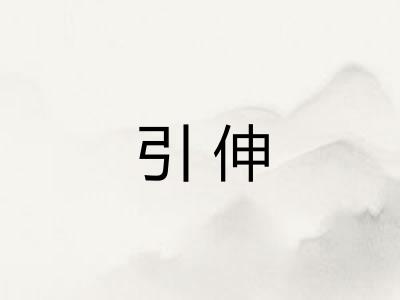 引伸