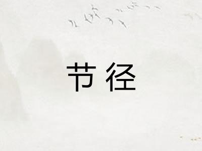 节径