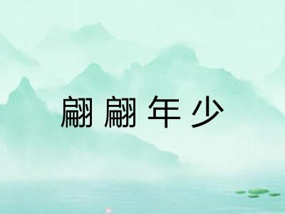 翩翩年少