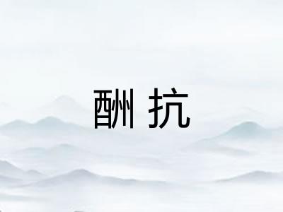 酬抗