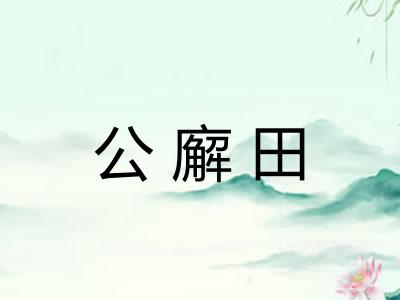 公廨田
