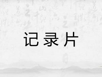 记录片