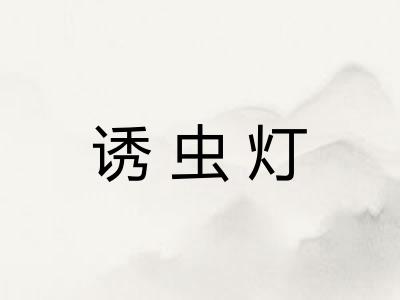 诱虫灯