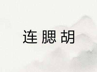 连腮胡