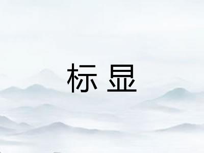 标显