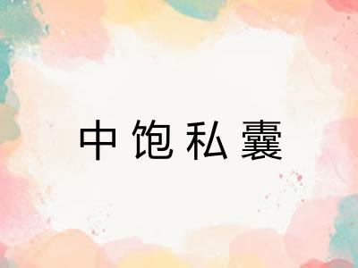 中饱私囊
