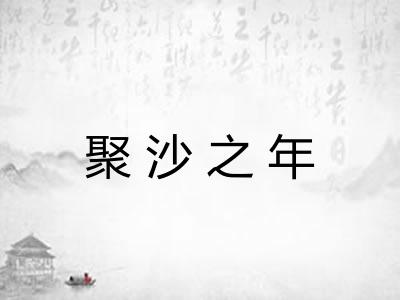 聚沙之年
