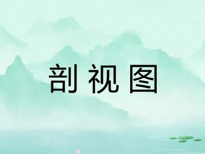 剖视图