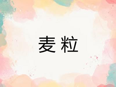 麦粒