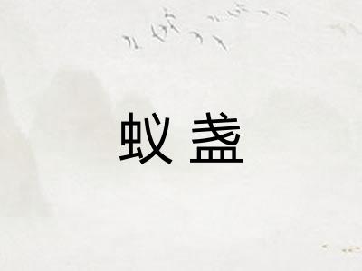 蚁盏