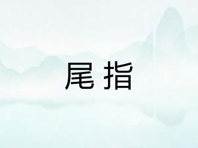 尾指