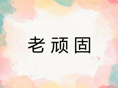 老顽固