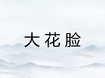 大花脸