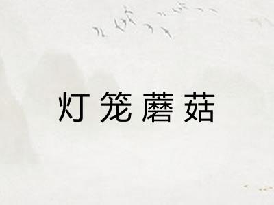 灯笼蘑菇