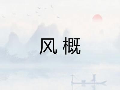 风概