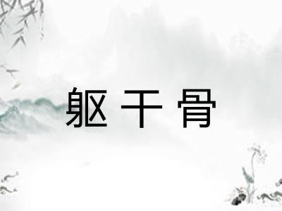 躯干骨